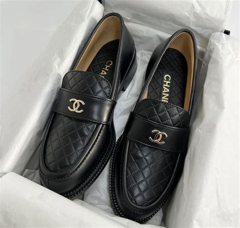 chanel loafers 5|Chanel loafers for women.